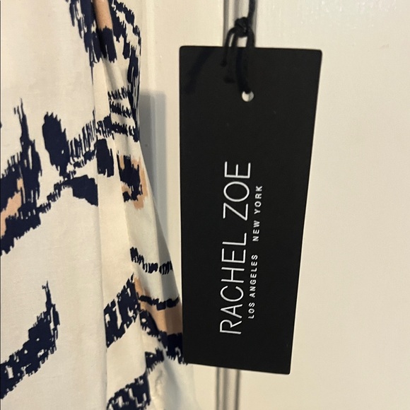 Rachel Zoe Navy and Peach Floral Dress - Picture 4 of 5